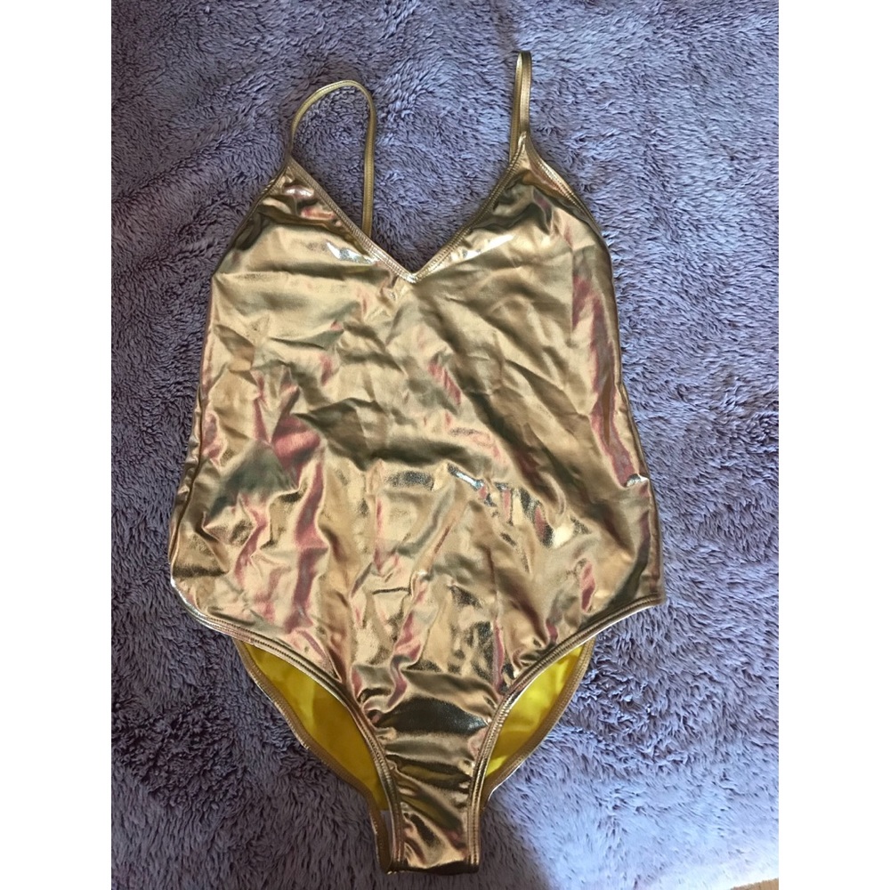 Gold Bathing Suit